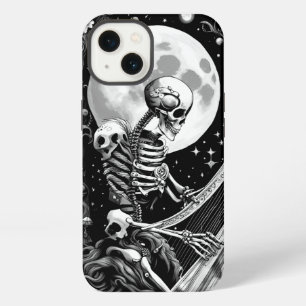 Skeleton und Harfe III iPhone Hülle