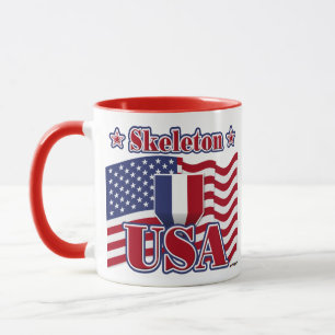 Skeleton USA Tasse