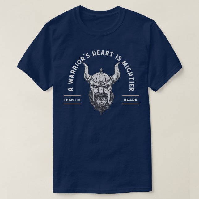 Skeleton Viking Warrior Odin Norse Warrior  T-Shirt (Design vorne)