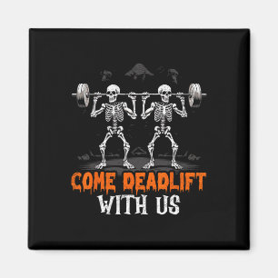 Skeleton Weightlifter Bodybuilder Workout-Fitness Magnet