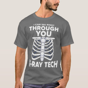 Skeleton Xray Tech Radiology Technician Radiologis T-Shirt