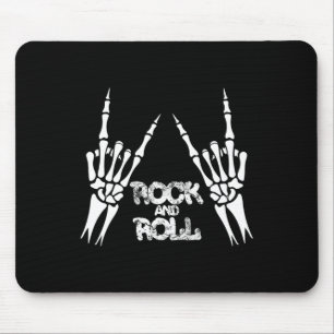 Skeleton Zombie Poker Game Cards Halloween Mousepad