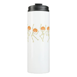 SkeletonFunny Tanzen-Skelett Halloween Thermosbecher