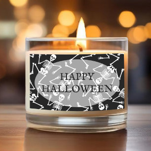 Skeletons Frohes Halloween Rechteckiger Aufkleber