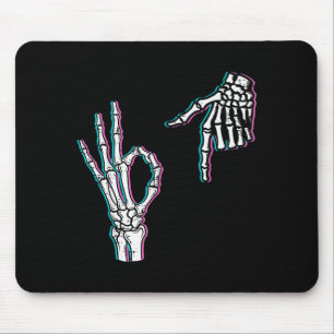 Skelett 67 Meme Lustiger Halloween Jungen Mädchen Mousepad