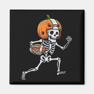 Skelett American Football Spieler Gruseliger Sport Magnet
