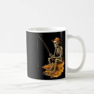 Skelett-Angeln Lustiges Halloween-Kostüm Männer Fr Kaffeetasse