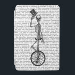 Skelett auf Einrad iPad Mini Hülle<br><div class="desc">Mode und Figuration</div>