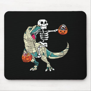 Skelett auf Mummy-Dinosaurier T-Rex-Reittier Hallo Mousepad