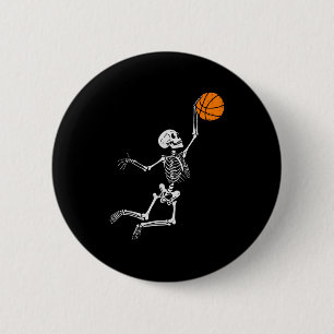 Skelett-Basketball-Halloween-Kostüm Herren Jungen  Button