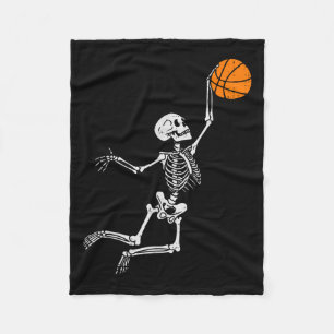 Skelett-Basketball-Halloween-Kostüm Herren Jungen Fleecedecke