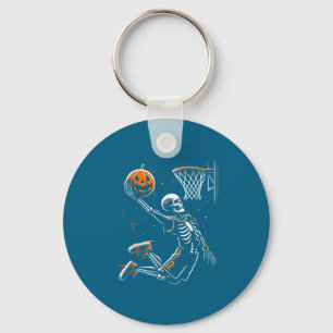 Skelett-Basketballspieler Männer Jungen gruselig f Schlüsselanhänger