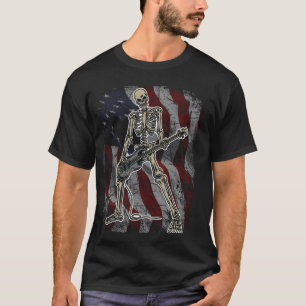 Skelett Bass für Schwestern und Gitarrenbarsch spi T-Shirt