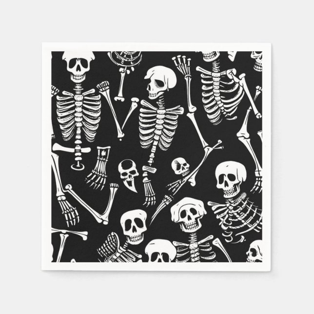 Skelett Crew 2 Serviette (Vorderseite)