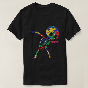 Skelett Dabbin’ für Autismus-Akzeptanz-Shirt – Neu T-Shirt