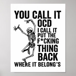 Skelett, das du nennst, wenn ich es das Fcking nen Poster