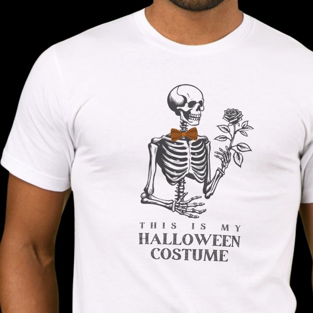 Skelett Das ist mein Halloween-Kostüm T-Shirt (Von Creator hochgeladen)