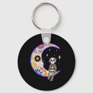 Skelett Dia De Los Muertos Skelett Performance Schlüsselanhänger