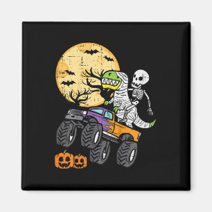 Skelett Dino Monster Truck Halloween Kostüm Todd Magnet