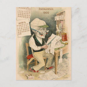 Skelett-Editor Postkarte