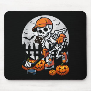 Skelett-Eishockey-Halloween-Kostüm Männer Jungen K Mousepad