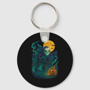 Skelett-Eishockey-Halloween-Sportkostüm Männer Bo Schlüsselanhänger