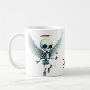 Skelett-Engel – Die süße Seite des Jenseits.  Kaffeetasse