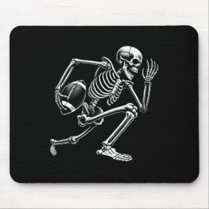 Skelett Fußball Halloween Skull Lover Mousepad
