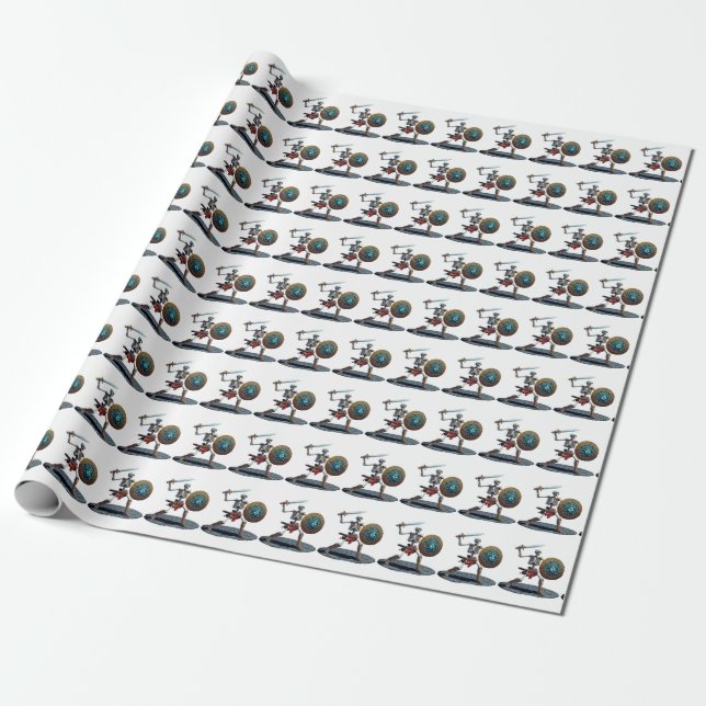 Skelett Geschenkpapier (Ungerollt)