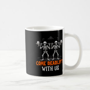 Skelett Gewichtheber Bodybuilder Workout Fitness Kaffeetasse