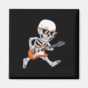 Skelett Gitarrenrock und Roll Boys Kinder Magnet