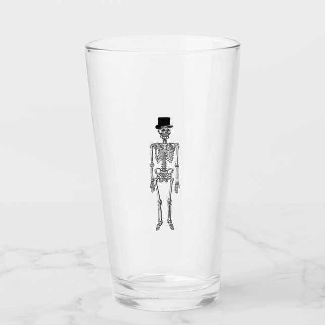 Skelett Glas (Vorderseite)