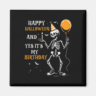 Skelett glückliches Halloween und ja, es ist mein Magnet