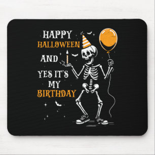 Skelett glückliches Halloween und ja, es ist mein  Mousepad