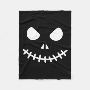 Skelett Halloween Fleecedecke