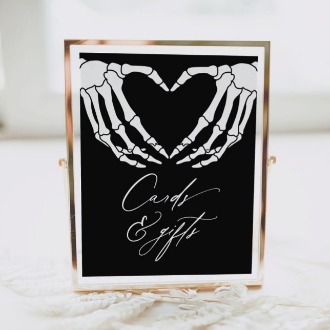 Skelett Halloween Kinderduschkarten und Geschenke Poster (Von Creator hochgeladen)