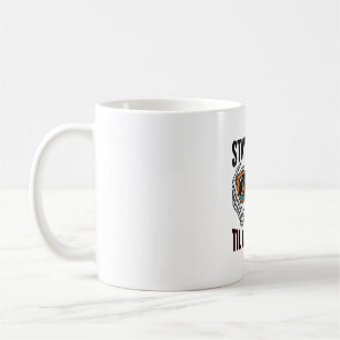 Skelett-Halloween-Shirt mit Hexenbrille Vintage Kaffeetasse