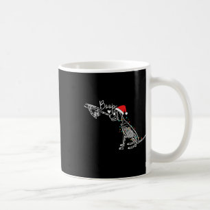 Skelett Hand Boop Hund Lustiger Hunde Liebhaber We Kaffeetasse