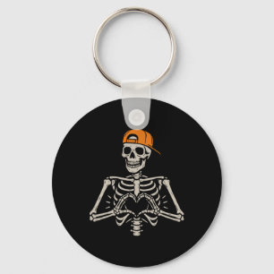 Skelett Herz Hände Pose Halloween Liebe Lustige Mä Schlüsselanhänger