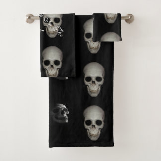 Skelett im Wandschrank Badhandtuch Set