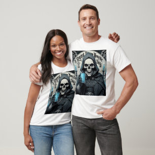 Skelett in einem Mantel aus Dihydrogenmonoxid (Was T-Shirt