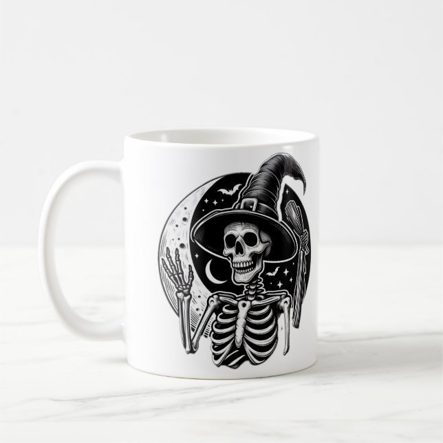 Skelett Kaffeetasse (Links)