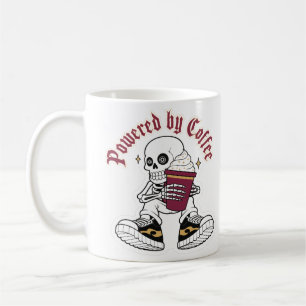 Skelett Kaffeetoter Kaffeetasse