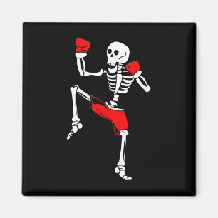 Skelett-Kickbox-Kämpfer Muay Thai Magnet