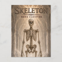 Skelett-Knochen-Kreuzgang Dark Cinema