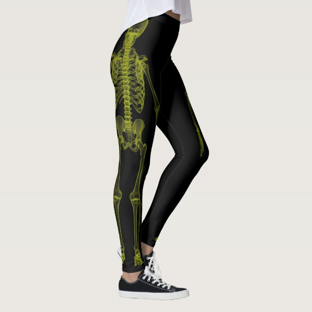 Skelett-Leggings Leggings (Rechts)