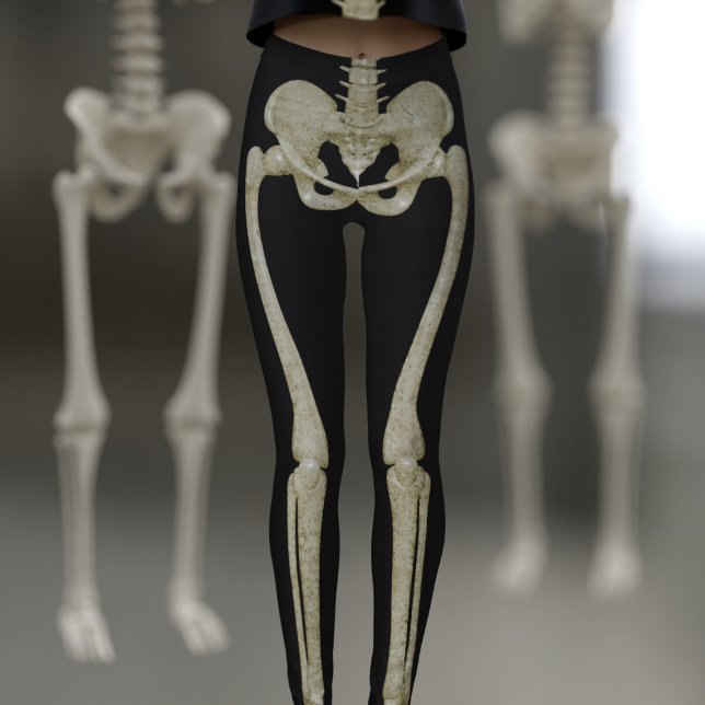 Skelett-Leggings Leggings (💀 Run don't walk when you've skeletons behind you. Easy Halloween Costume just for you💀)