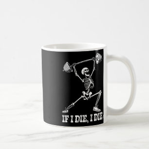 Skelett Lifting Weights Workout Gym Lover - Wenn i Kaffeetasse