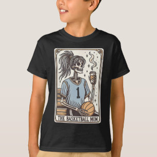 Skelett Mama Tarotkarte Skelett Halloween Hexen-Vi T-Shirt