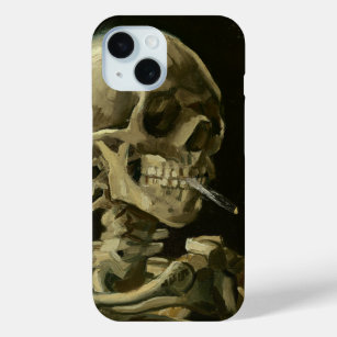 Skelett mit brennender Zigarette   Van Gogh Case-Mate iPhone Hülle